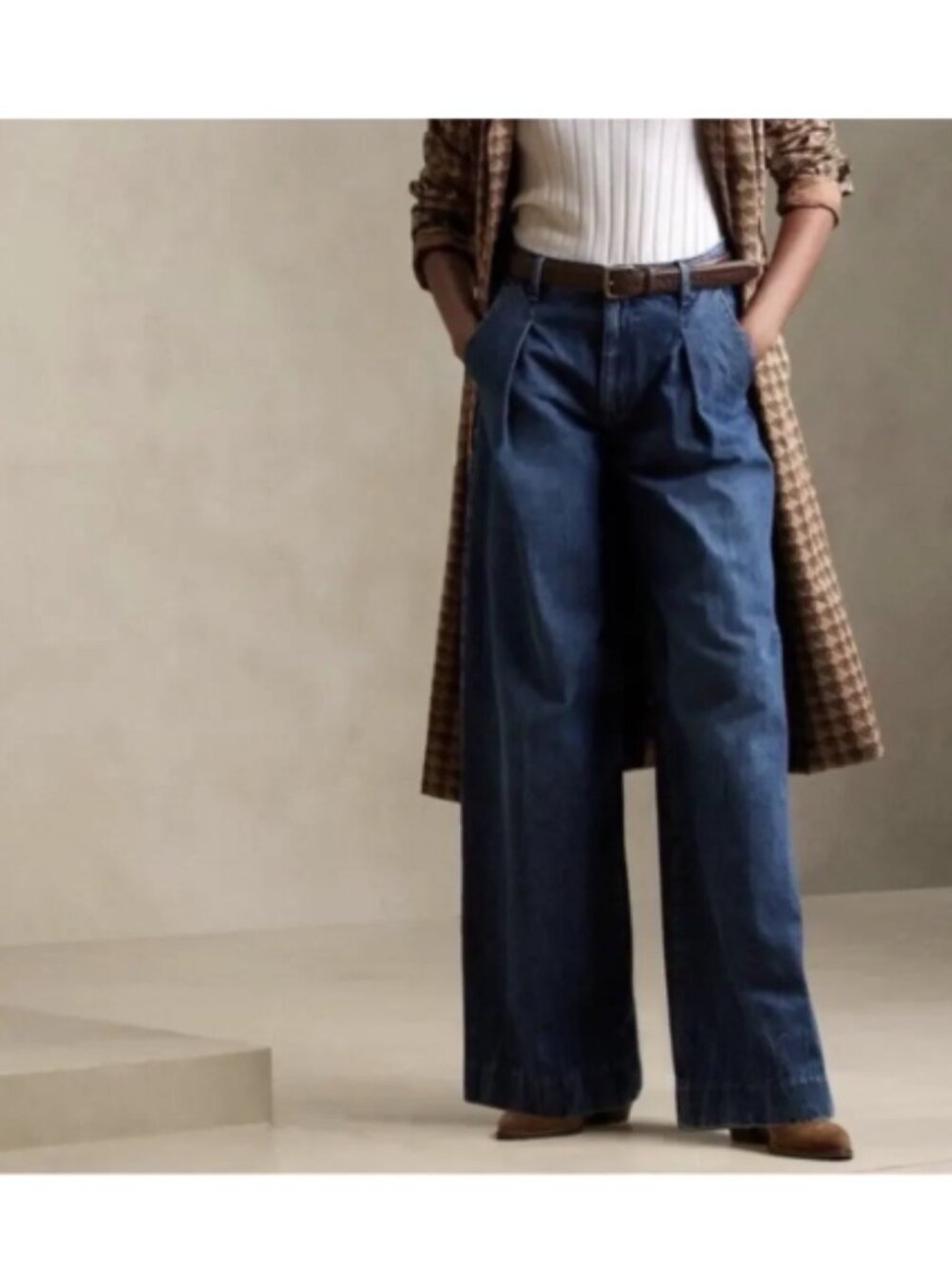 Banana Republic Wide Leg Women's Jeans size 28 - Picture 3 of 9